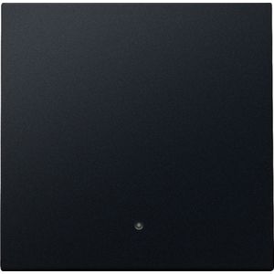 Afwerkingsset lens enkelvoudige elektr. Schakelaar black c.