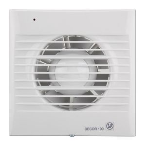 Badkamerventilator DECOR-100CRZ 100mm met  timer