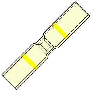 Kist a 50st. Waterdichte soldeer Fohnparallelverbinder 4-6mm²