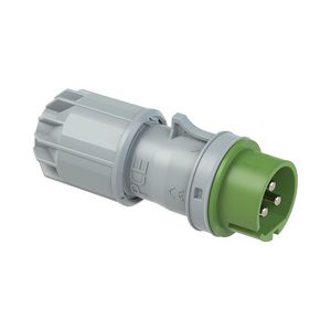 CEE-stekker / contactstop 32A 3p 24/42V 100-200Hz 4h groen IP44 VVE=10
