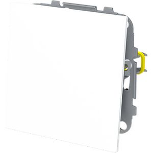 Centraalplaat 1 x uit boring 10mm art-wit (1749-44G)