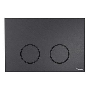 Frame Bedieningsplaat MEPA 2-toets zwart-matzwart
