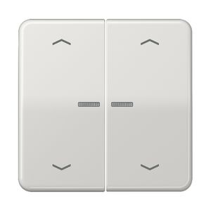 Stuurafdekking CD 2voudig lichtgrijs pijl HOME
