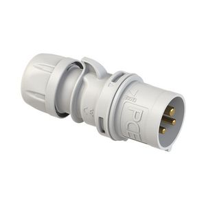 CEE-stekker / contactstop 16A 3p TRAFO 12h grijs IP44 Shark VVE=10