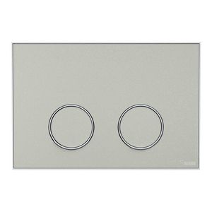 Frame Bedieningsplaat MEPA 2-toets warmgrijs-matwit