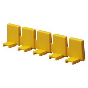 TANDAFDEKKING RIJ VOOR BUSBAR-5 BESCHERMDOPPEN VVE=10