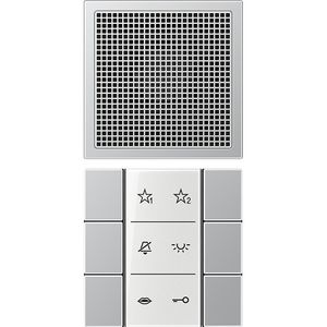 Audio binnenstation modulair LS alu