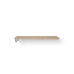 Wastafelblad Base Wood eiken 140cm RVS 1x handdoekbeugel LI.