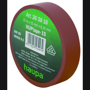 Elektro-isolatietape 15mmx10m bruin VVE=10