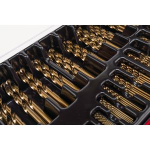 Assortimentskoffer metaalboren DIN1869 5%cobalt 100-delig 1 t/m 10mm