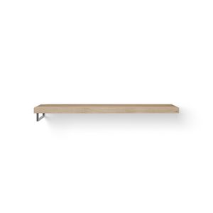 Wastafelblad Base Wood eiken 160cm RVS 1x handdoekbeugel LI.