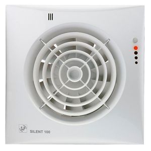 Badkamerventilator SILENT-100CHZ 100mm met timer/hygrostaat VVE=4