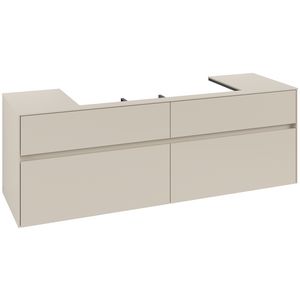 Wastafelonderkast Collaro 1600x548x500mm Cashmere Grey C031B0VN