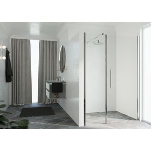 Deur Young Plus Gfl 103 VeR103-107Cm Helder Glas Chroom