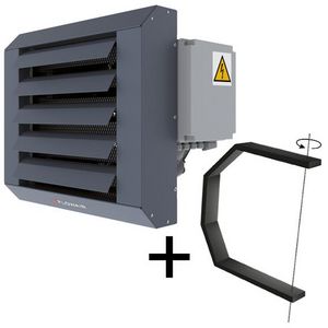 Flowair elektr. luchtverwarmer LEO EL-S GBS (6/10,8kW) 400V incl. montagebeugel