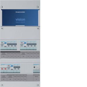 Groepenkast 8-groepenverdeler HS 3xALS 30mA +T 1-fase
