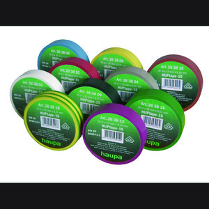 Elektro-isolatietape 15mmx10m rainbow pak 10 rol