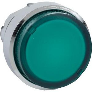 Kop voor verlichte drukknop Ø22mm Groen