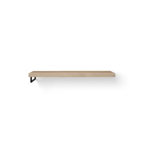 Wastafelblad Base Wood eiken 140cm zwart 1x handdoekbeugel LI.