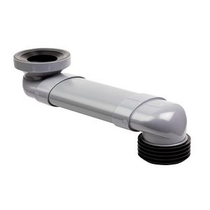 Sprongbocht / closetafvoerbocht 170-345mm PVC