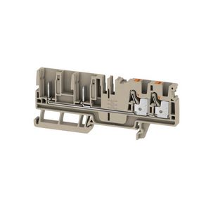 Insteekbaar PUSH IN Plug-in d.beige 4 4mm² VVE=50