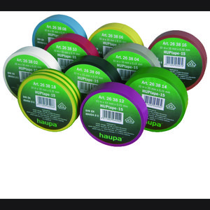 Elektro-isolatietape 19mmx20m rainbow pak 10 rol