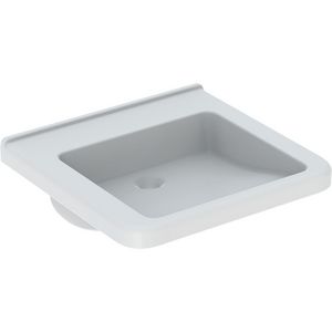 300 Comfort Square rolstoelwastafel 55cm zonder kraangat zonder overloop wit Keratect