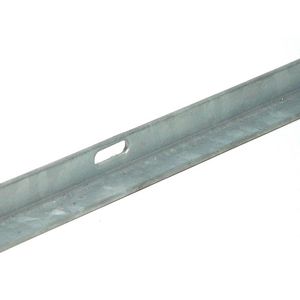 Lengte a 3mtr. gegalv. hoeklijn 20x20x3mm met slobgaten hoh 60mm