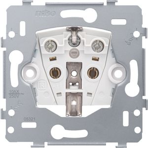 Sokkel stopcontact met randaarde 16A/250V schroef VVE=10
