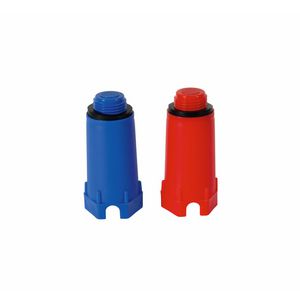 Specieplug 1/2" bt. blauw kunststof 80mm VVE=20