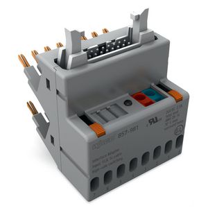 Interface Adapter 14-polig Ingang positief schakelend Wago
