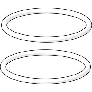 Loop dichtingsset universeel v.uitloop keukenkraan