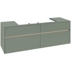 Wastafelonderkast Collaro 1600x548x500mm Soft Green C031B0AF