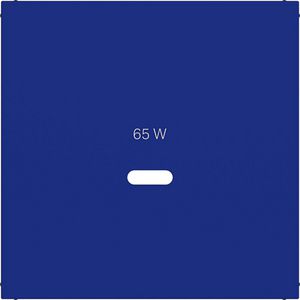 Centraalplaat voor USB-C-contactdoos, A.x/C.x, cobalt, mat