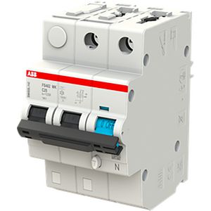 Aardlekbev. met overstroombeveiliging C Kar, 25A, 30mA, 6kA