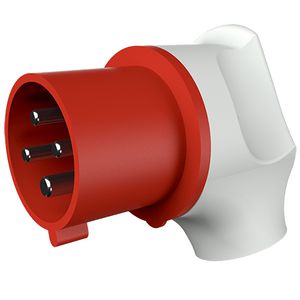 Haakse contactstop 32A 4-polig  6H 400V IP44