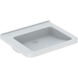 300 Comfort Square rolstoelwastafel 65cm zonder kraangat zonder overloop wit Keratect