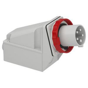 Wandcontactdoos Gehoekt 3P+N+A 63A 380-415V AC 6h PratiKa