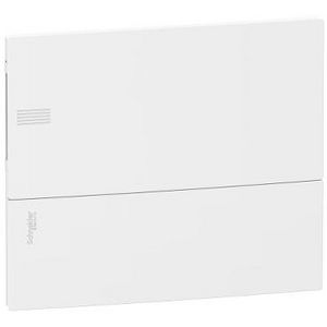 Voorpaneel Wit inbouwverdelers 1x Resi9 Mini Pragma VVE=14