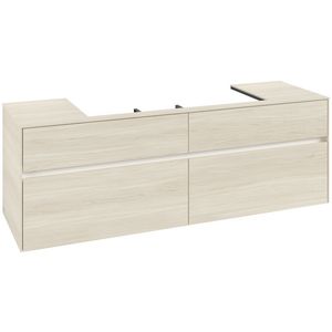 Wastafelonderkast Collaro 1600x548x500mm White Oak C031B0AA