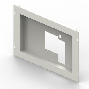 Afdekplaat DPX3 1600 3-polig aardlekschakelaar 24 mod. Horiz