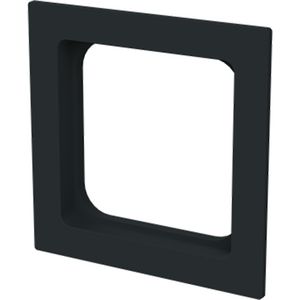 Centraalplaat verloop 50 x 50mm art-matzwart (1746/10-45M)