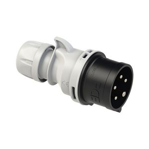 CEE-stekker / contactstop 32A 5p 500V 7h zwart IP44 Shark VVE=10