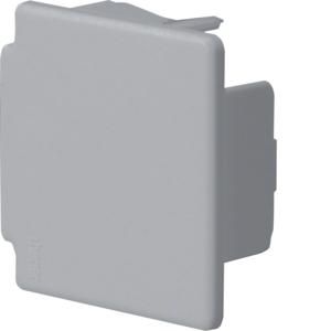 Eindplaat voor goot 40x40mm LF grijs