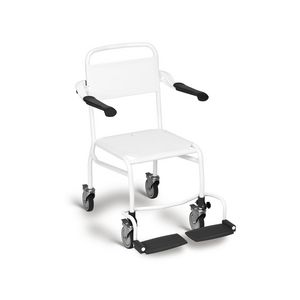 Douchestoel HT-bekleding hoog wit