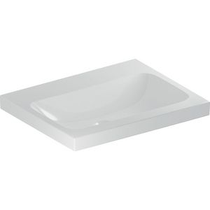 iCon Light wastafel 60x48cm z/kraangat z/overloop wit