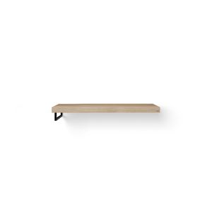 Wastafelblad Base Wood eiken 120cm zwart 1x handdoekbeugel LI.