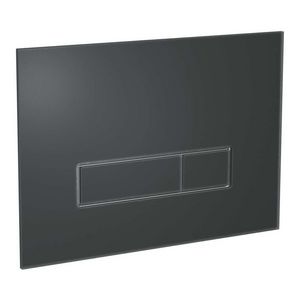 Bedieningsplaat Orbit EC 2-toets Glaslaminaat Piano matt TE