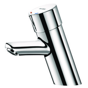 Wastafelmengkraan F3/8" zelfsluitend 7 sec + stopkraan