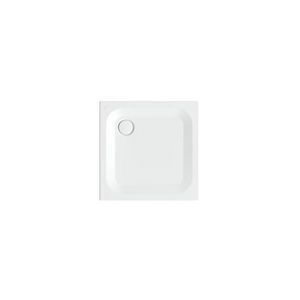 Douchebak geglazuurd staal BetteUltra 800x800x25mm wit AS antislip Sense afvoer Ø90mm